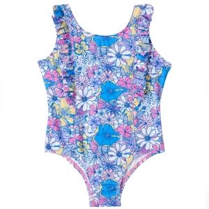 New! KensieGirl Floral Print One Piece Swimsuit